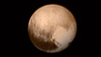 July 7 2015 LORRI Image of Pluto 5 million miles away